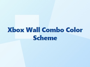 Xbox Wall Combo Color Scheme Ideas