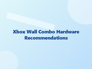 Xbox Wall Mount Hardware Recommendations