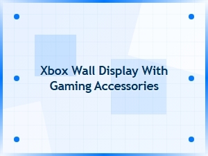 Xbox Wall Display with Gaming Accessories